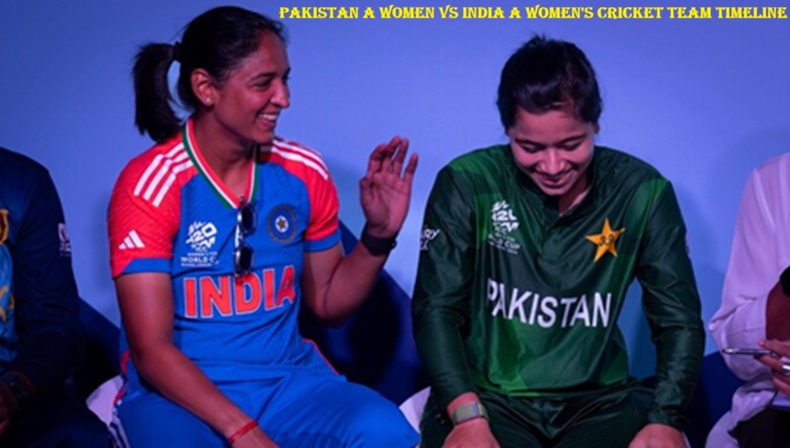 Pakistan A Women vs India A Women's Cricket Team Timeline