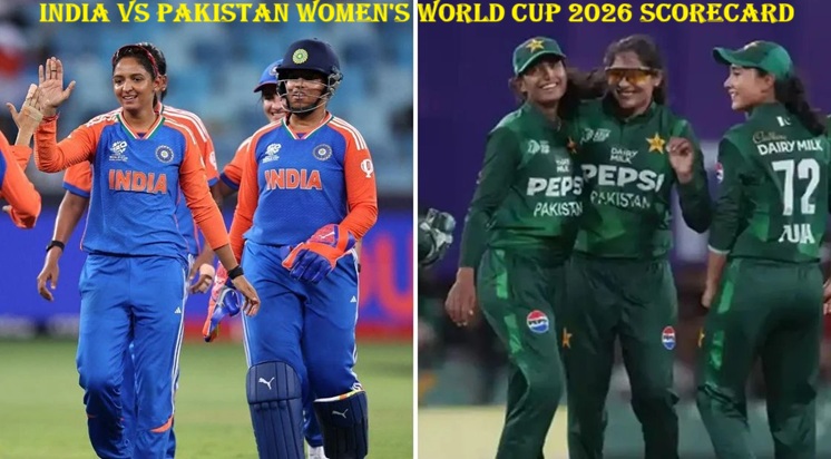 India vs Pakistan Women's World Cup 2026 Scorecard
