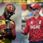 West Indies Cricket Team vs England Cricket Team Match Scorecard