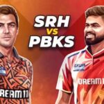 Sunrisers Hyderabad vs Punjab Kings Standings