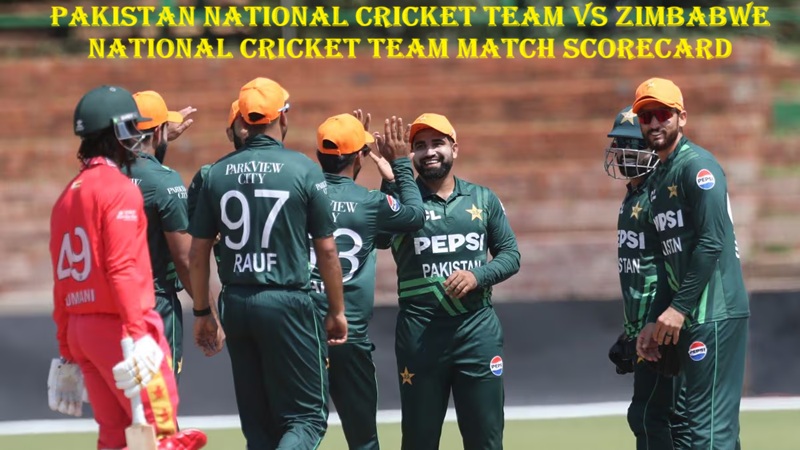 Pakistan National Cricket Team vs Zimbabwe National Cricket Team Match Scorecard